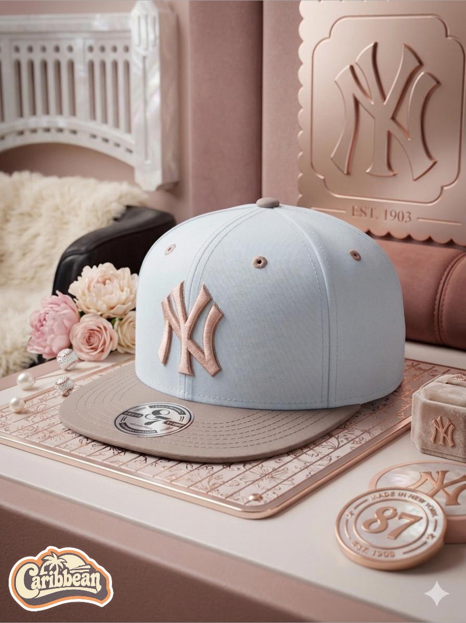 Gorra Equipos NY rosada