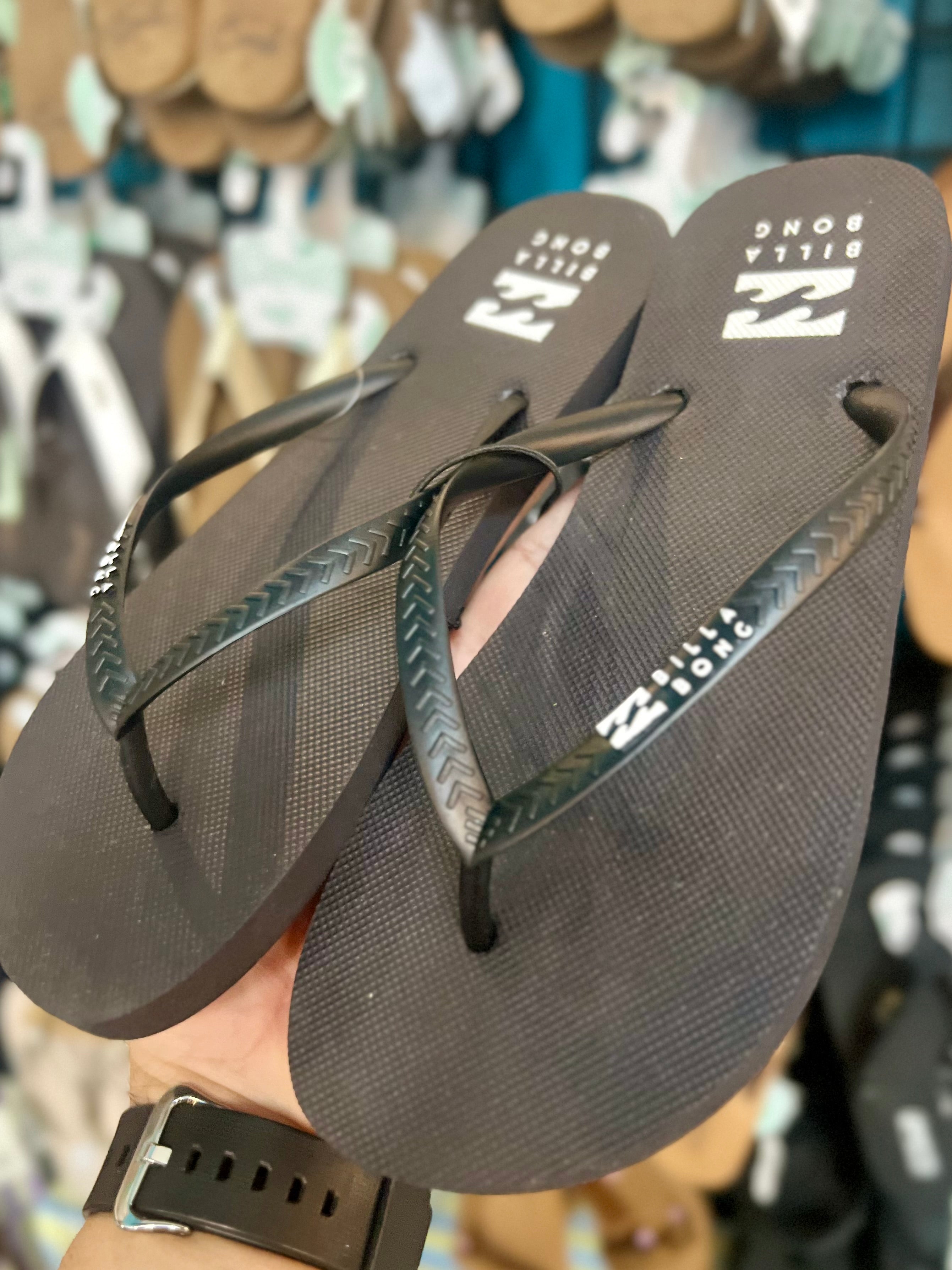 Sandalia Billabong Hule Mujer Negra