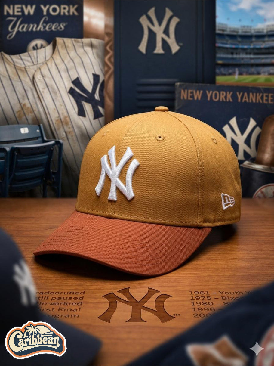Gorra Equipos NY café