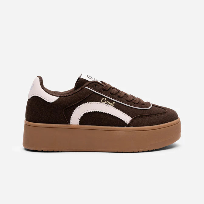 Tenis Coral NAOKO 3 BROWN
