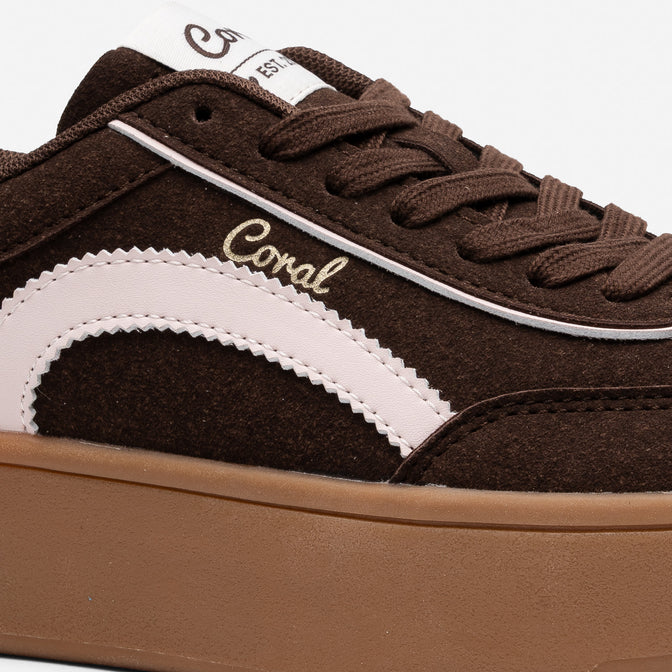 Tenis Coral NAOKO 3 BROWN