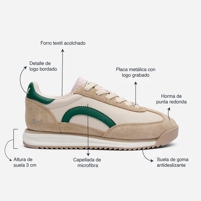 Tenis Coral TABBY Sand