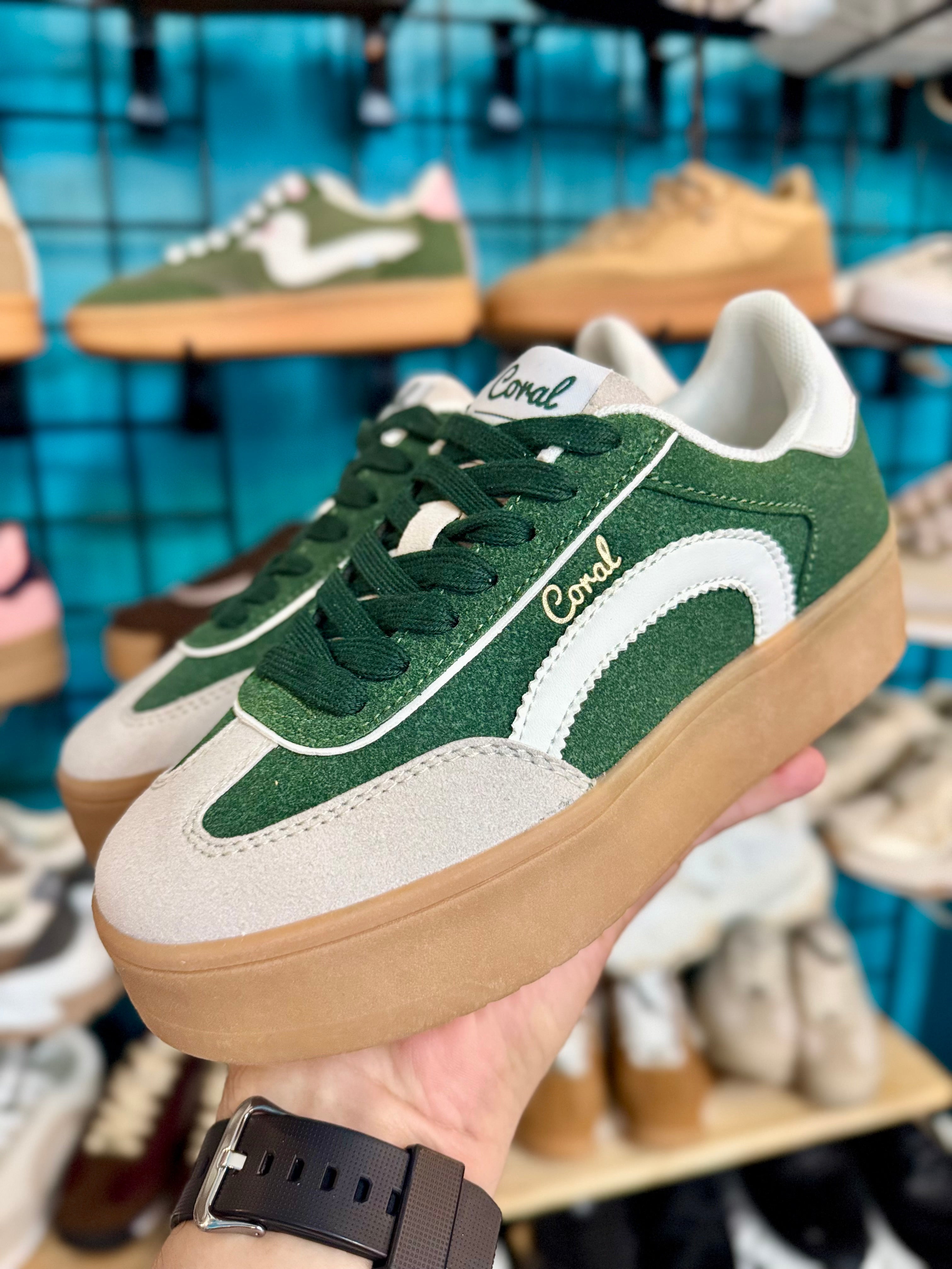 Tenis Coral Naoko 3 Olive