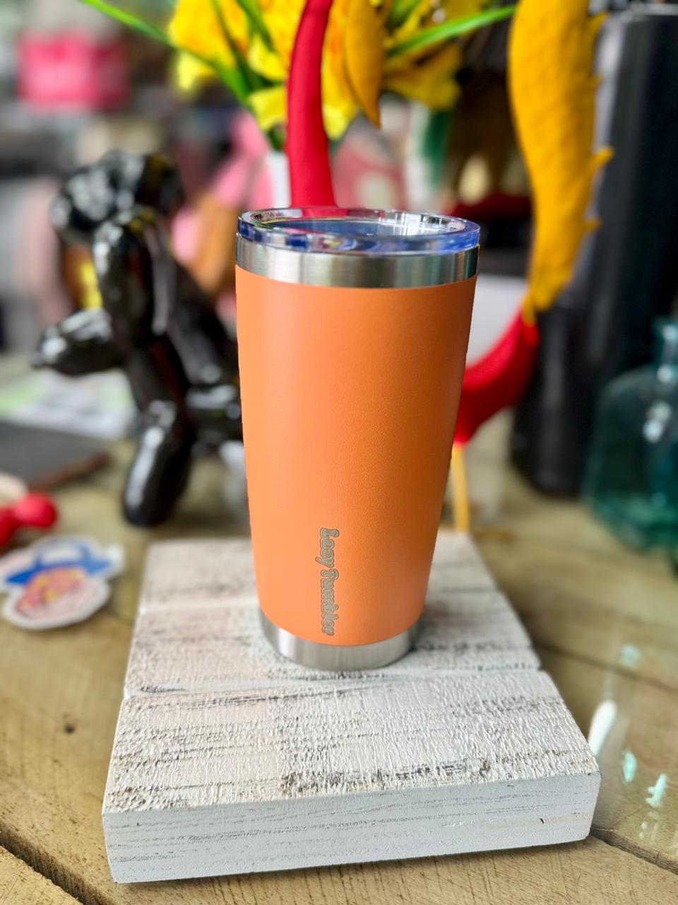 Vaso Lazy Tumbler 20oz Anaranjado