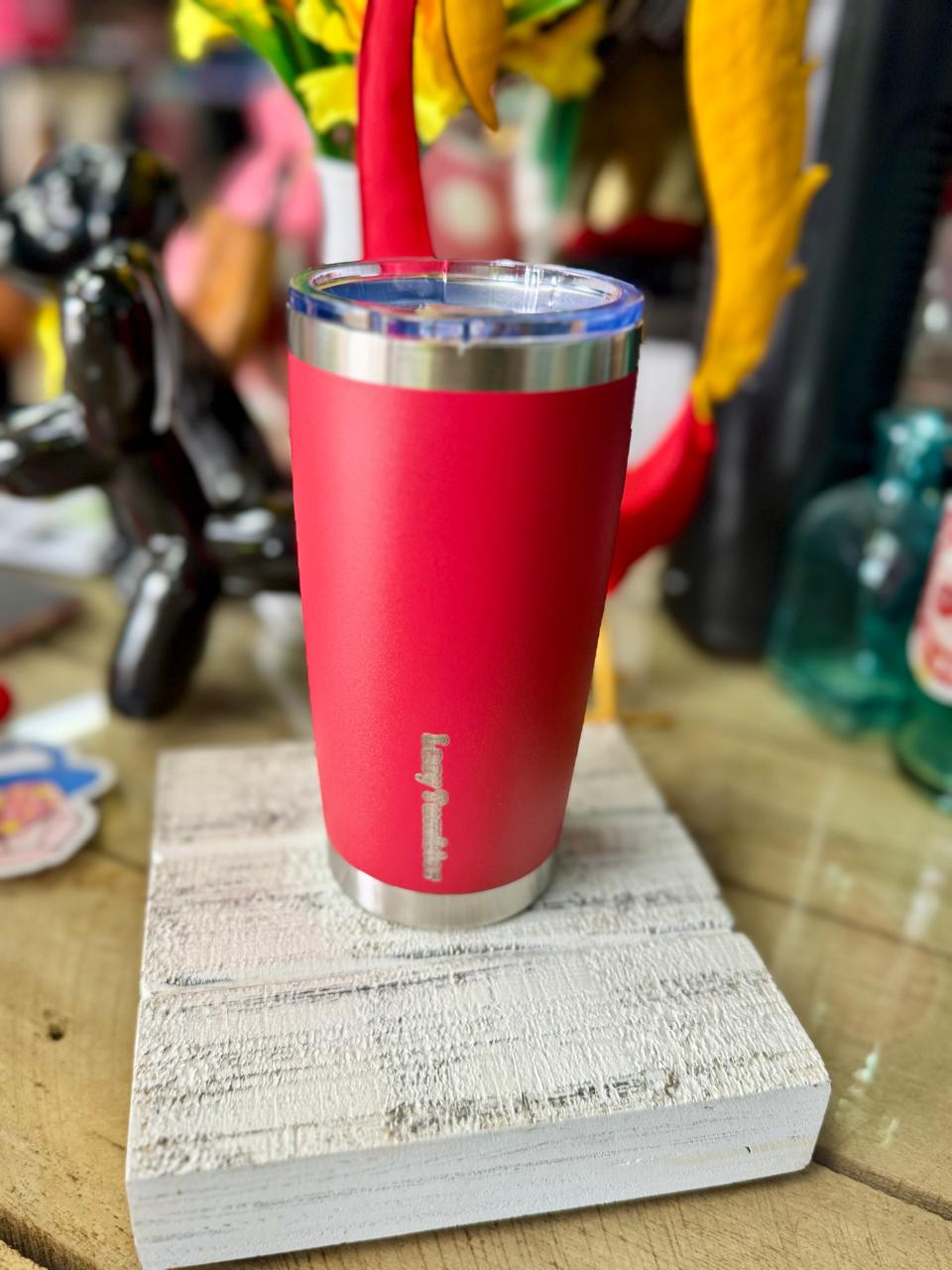 Vaso Lazy Tumbler 20oz Rojo