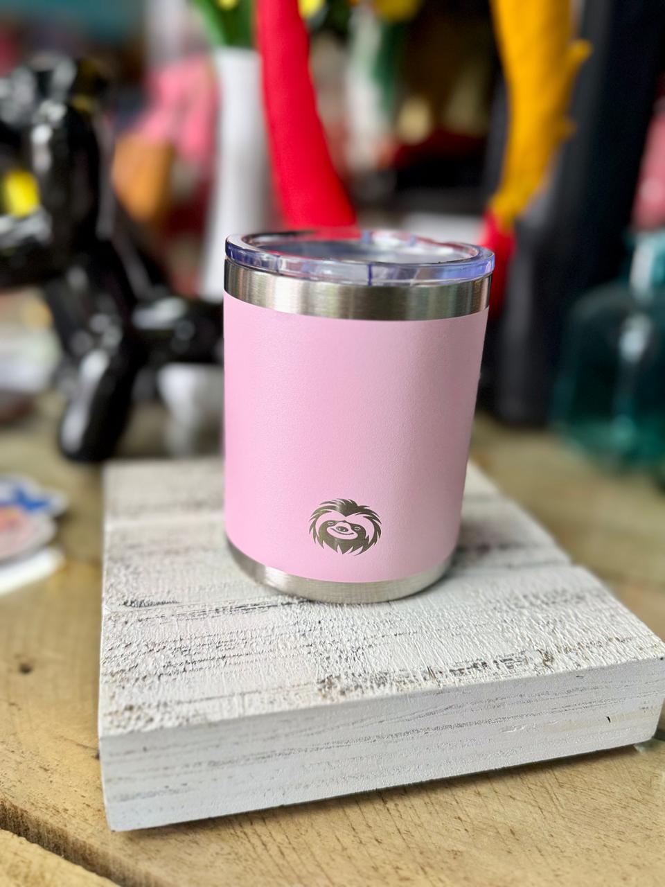 Vaso Lazy Tumbler Wiskero 12oz Rosado