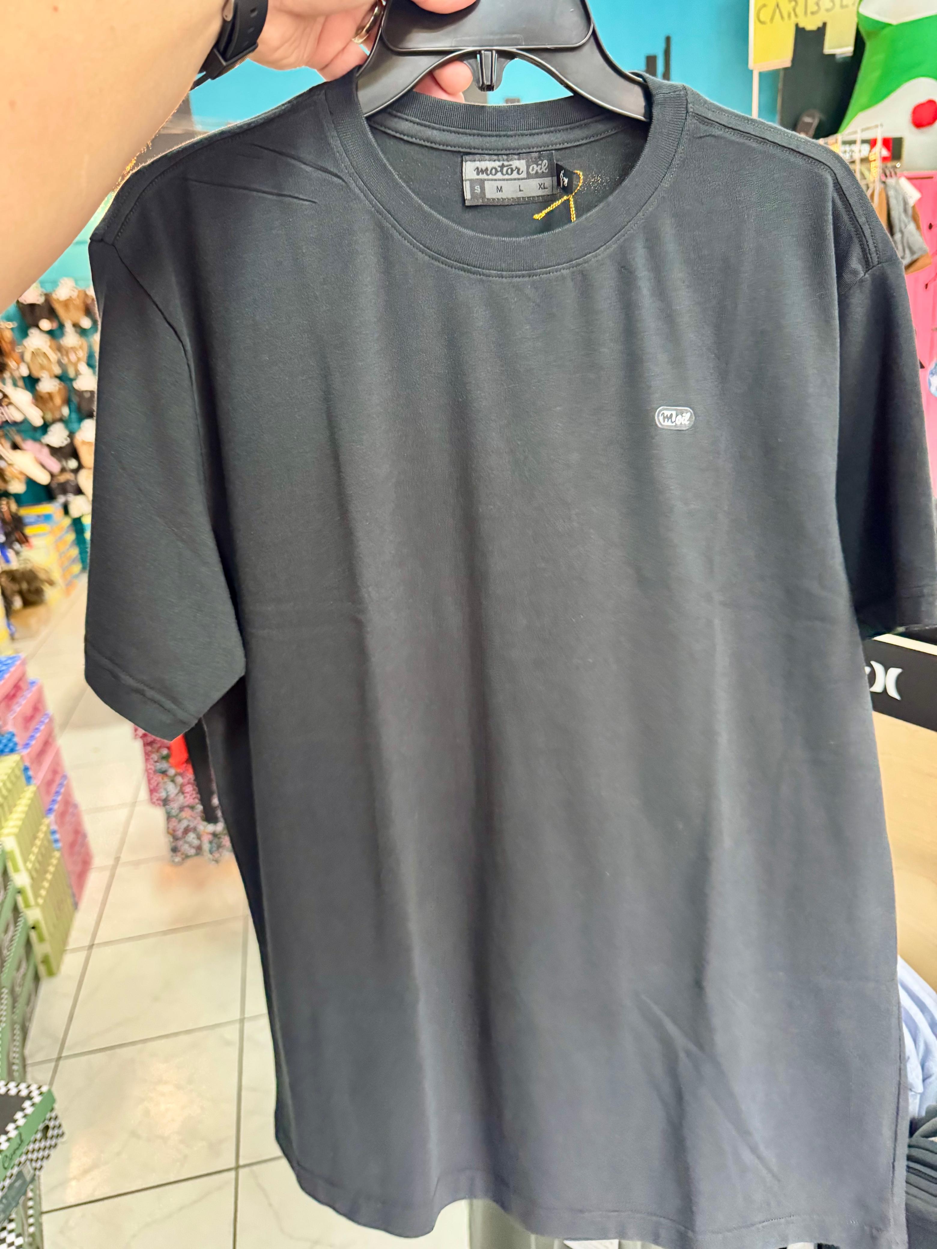 Camiseta Motor Oil Cuello Redondo