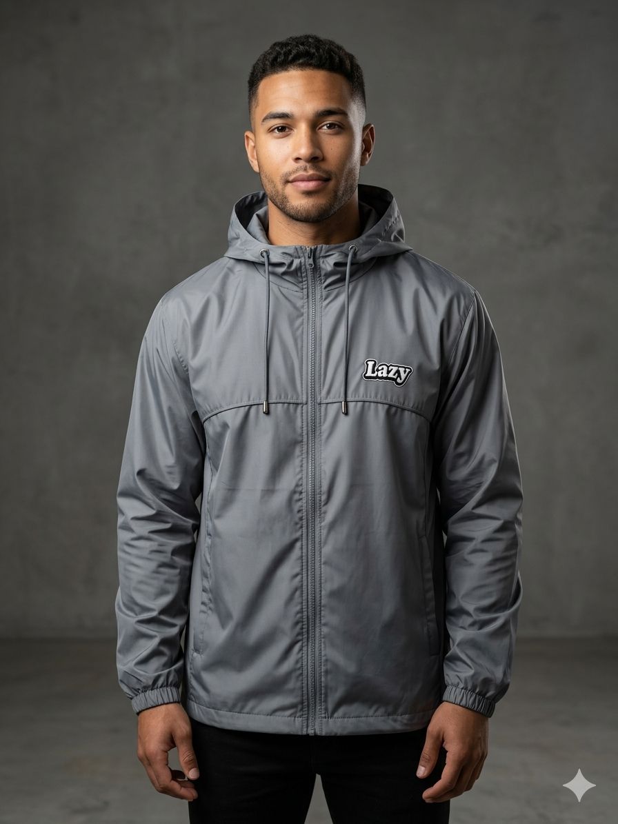 Jacket Impermeable Lazy Gris