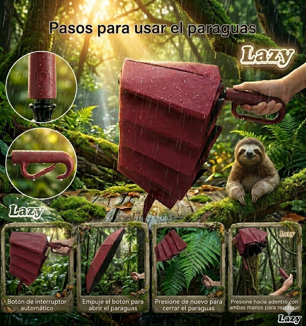 Sombrilla Automatica Lazy