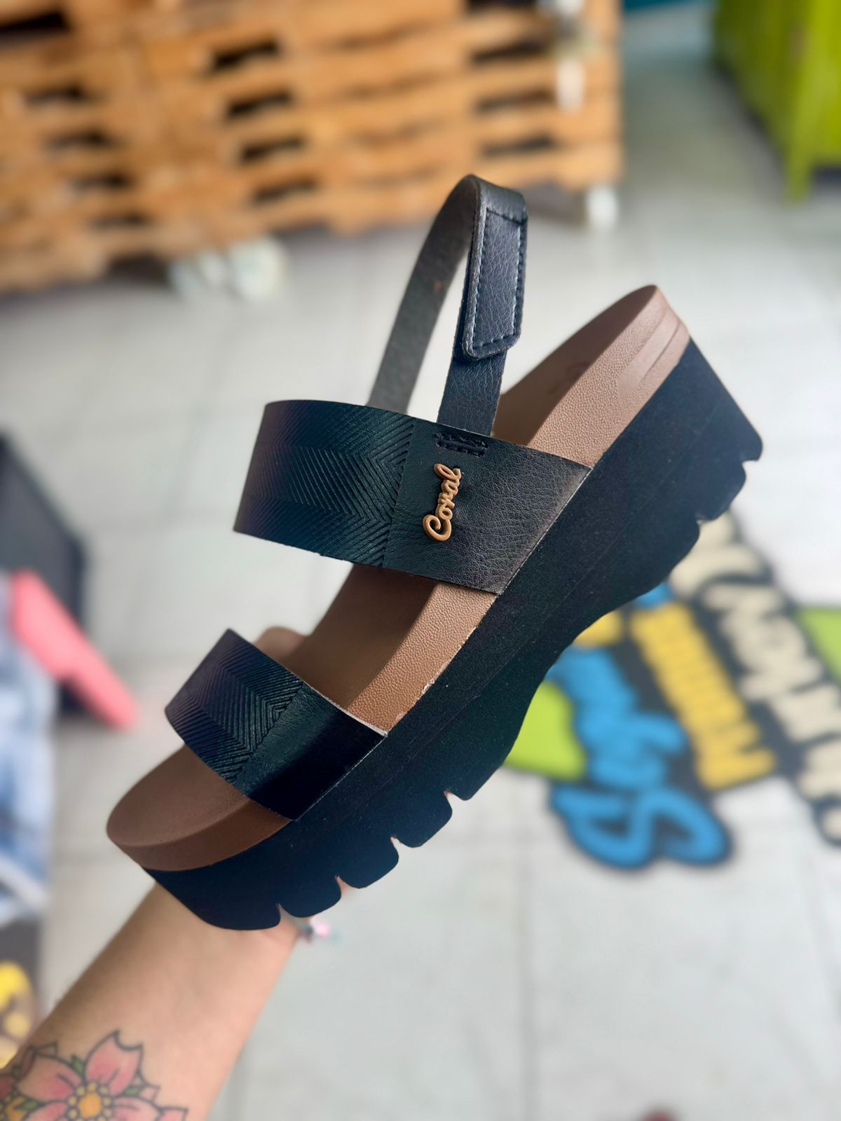 Sandalia Coral NOA Black