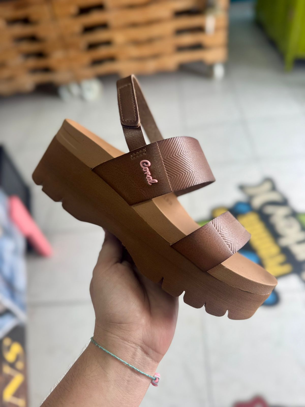 Sandalia Coral NOA Camel