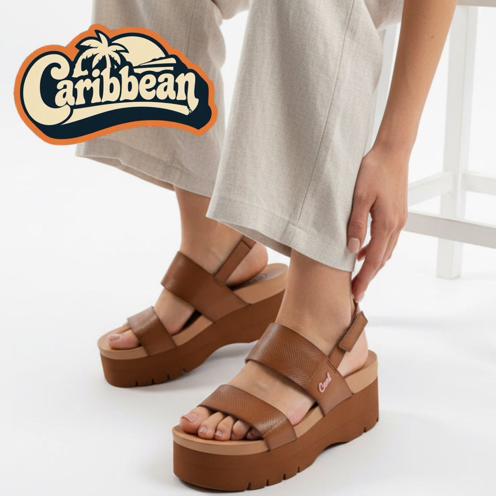 Sandalia Coral NOA Camel